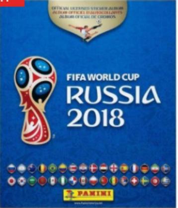 Panini stickers 2018 FIFA World Cup Russia