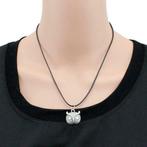 Pendentif "Tête de hibou argenté", Ophalen of Verzenden, Nieuw, Overige materialen