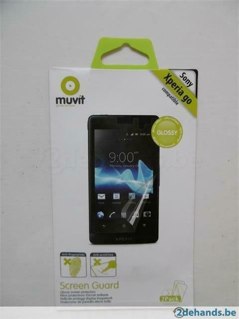 MUVIT schermbeschermer Sony Xperia Go (glossy) NIEUW, Telecommunicatie, Mobiele telefoons | Hoesjes en Screenprotectors | Overige merken