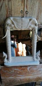 miroir deux tetes d éléphant 100 x60 environ, Maison & Meubles, Accessoires pour la Maison | Miroirs, Enlèvement ou Envoi, Neuf