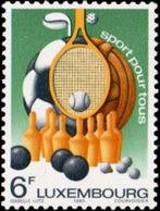 Luxembourg 1980 : Sport - football - tennis... (MNH), Luxembourg, Envoi, Non oblitéré