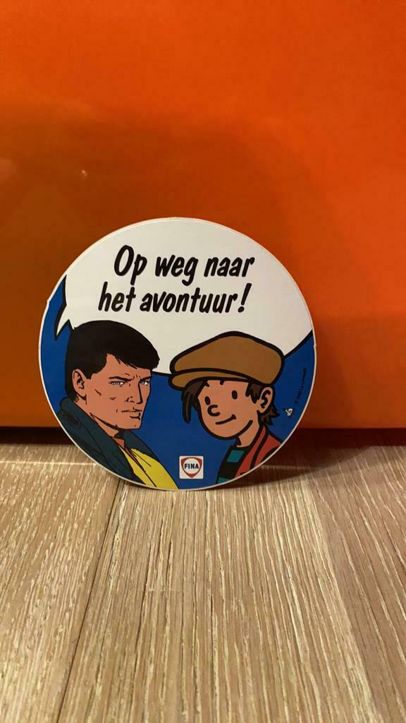Bob morane, nino van dirk stallaert, FINA sticker, Ophalen, Nieuw