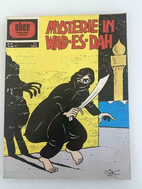 Strip Ohee 541 25 aug 73 Mysterie in Wad-Es-Dah, Boeken, Stripverhalen, Gelezen, Eén stripboek, Ophalen of Verzenden