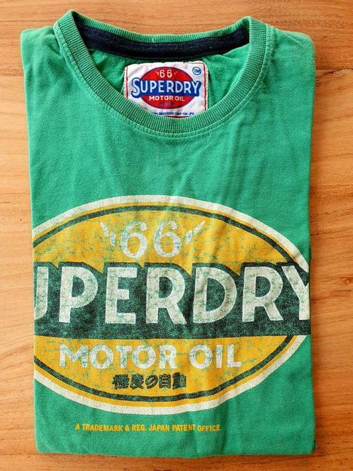 T-shirt Superdry maat Small, Kleding | Heren, T-shirts, Gedragen, Maat 46 (S) of kleiner, Groen, Ophalen of Verzenden