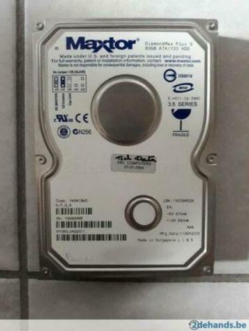 2 harde schijven Maxtor 80Gb en Seagate 160Gb, Enlèvement ou Envoi, Utilisé, Interne, Desktop