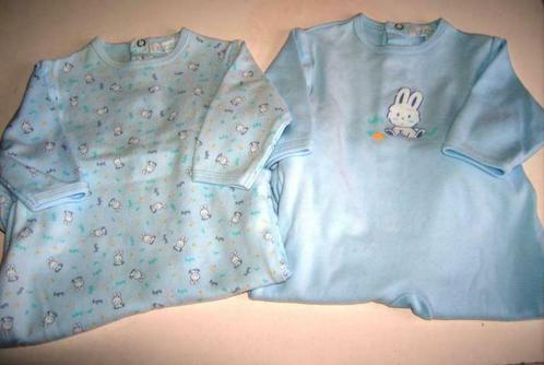 Set 2 katoenen pyjama's / kruippakjes - Bout'Chou - maat 62., Enfants & Bébés, Vêtements de bébé | Taille 62, Comme neuf, Garçon ou Fille