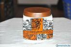 pot a tabac faience et bois decor tabac, Antiek en Kunst