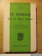 Le mariage dans les Églises d'Orient - R.P.A. Raes (1959), Utilisé
