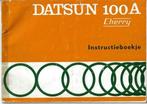 Datsun 100A Cherry Instructieboekje, Envoi