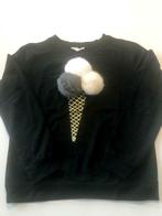 Zwarte sweater met ijsje - MILENNIUM, Millenium, Taille 36 (S), Noir, Porté