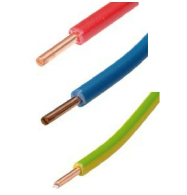 Installatiedraad VOB 1,5mm² 3x23m rood blauw geelgroen nieuw, Doe-het-zelf en Bouw, Elektriciteit en Kabels, Zo goed als nieuw