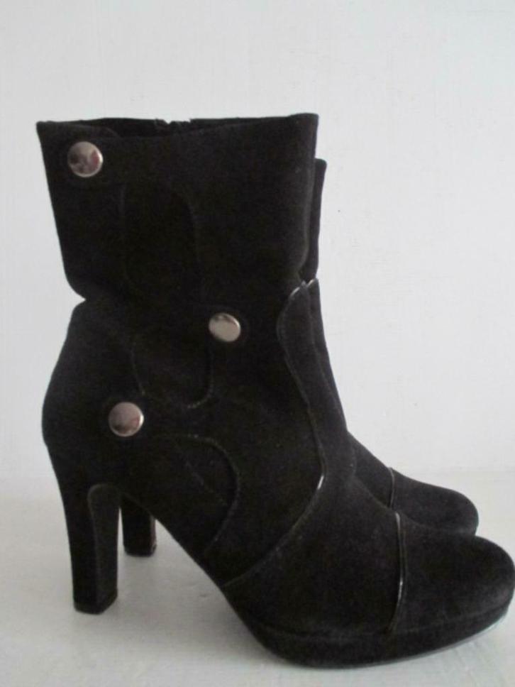 enkellaarsen - Balmain - maat 37, Kleding | Dames, Schoenen, Gedragen, Lage of Enkellaarzen, Zwart, Ophalen of Verzenden