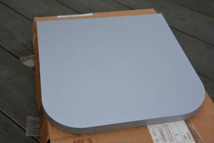 Nachtafel - planken - metaalgrijs hout, Huis en Inrichting, Overige Huis en Inrichting, Nieuw, Verzenden