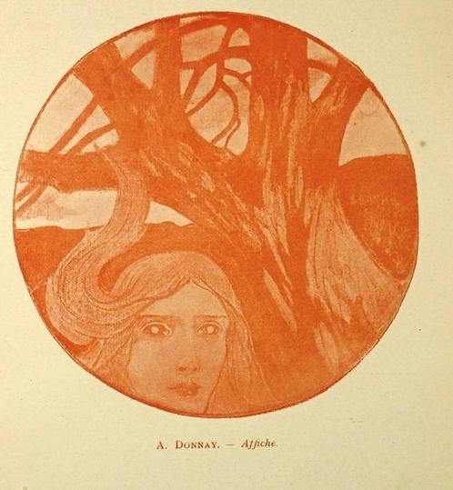 L’Affiche Belge 1897 Demeure de Beaumont Art Nouveau Posters, Antiek en Kunst, Antiek | Boeken en Manuscripten, Ophalen of Verzenden