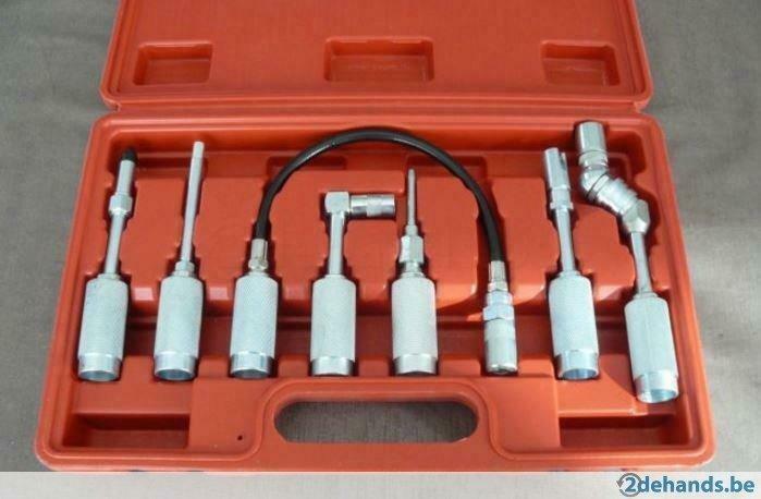 7 delige Adapterset voor vetspomp € 45,00, Auto diversen, Autogereedschap, Nieuw, Verzenden
