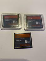 SanDisk Ultra CF 3x 8GB, Audio, Tv en Foto, Foto | Geheugenkaarten, Ophalen