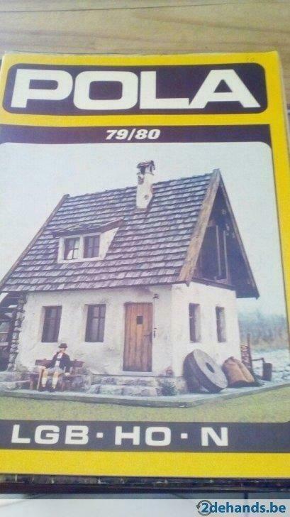 uniek Pola miniatuur huisjes catalogus 79/80, Hobby en Vrije tijd, Modeltreinen | Overige schalen, Gebruikt, Ophalen of Verzenden