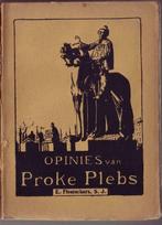 Emiel Fleerackers, Opinies van Proke Plebs (1925), Gelezen, Ophalen of Verzenden, Emiel Fleerackers, België