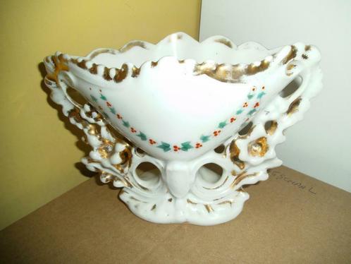 Vase en corne "vieux paris" (DS131-k), Antiquités & Art, Antiquités | Porcelaine, Enlèvement ou Envoi