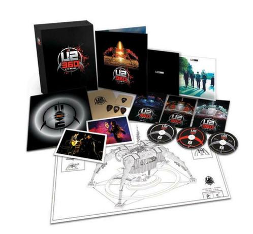 2Dvd+BRDvd+7"+Div Boxset U2 360 Live Rose Bowl NIEUW, Cd's en Dvd's, Dvd's | Muziek en Concerten, Nieuw in verpakking, Muziek en Concerten