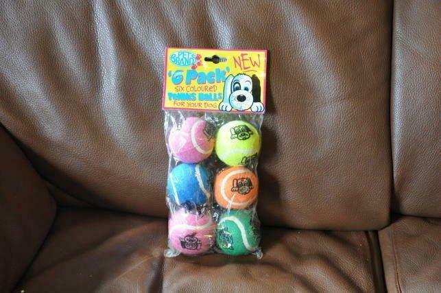 6 balles style tennis pour animal, Enlèvement ou Envoi, Neuf