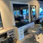 makeuptafel visagietafel spotjes lades mua tafel make up art, Huis en Inrichting, Woonaccessoires | Spiegels, Ophalen of Verzenden