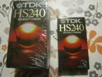 6 cassette pour vidéo neuf TDK HS240