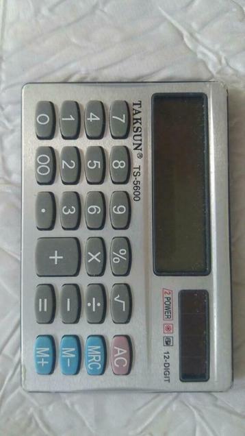 Vintage Calculatrice solaire taksun ts - 5600 12 digit