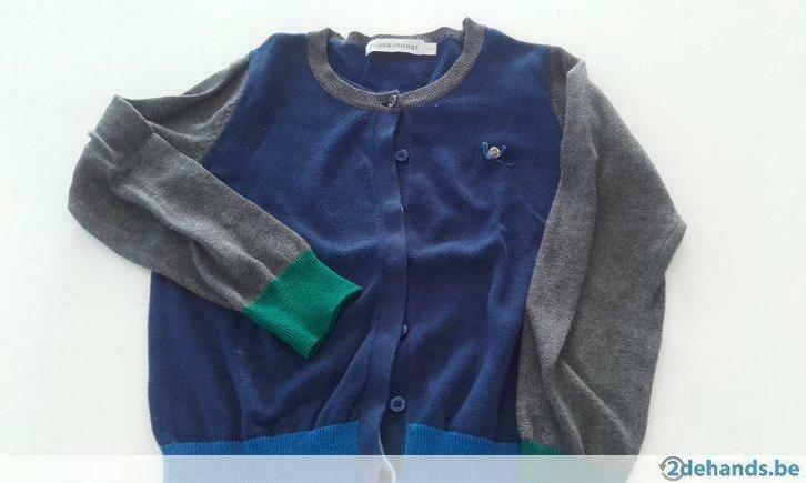 gilet filou and friends meisje, Kinderen en Baby's, Kinderkleding | Maat 128, Gebruikt, Meisje, Trui of Vest, Ophalen