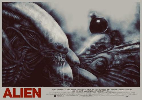 Alien 1979 Art Print No Sideshow Prime 1 Tsume Predator, Collections, Collections Autre, Neuf, Enlèvement
