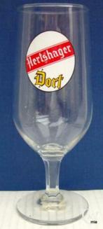 Bier brouwerij glas Hertshager Dort wit rood geel De Blieck, Comme neuf, Enlèvement ou Envoi, Verre à bière