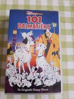 Cassette Disney vhs 101 Dalmatiens, Tous les âges, Utilisé, Enlèvement ou Envoi, Dessins animés et Film d'animation
