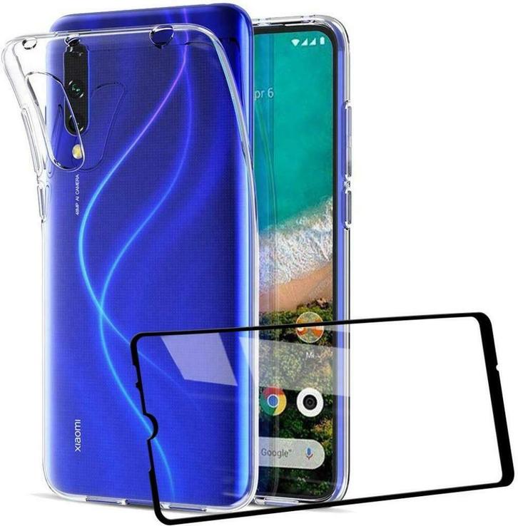 Coque Xiaomi Mi 9 lite et verre trempé, Telecommunicatie, Mobiele telefoons | Hoesjes en Screenprotectors | Overige merken, Nieuw