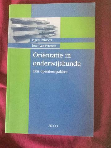 Oriëntatie in onderwijskunde Imbrecht Van Petegem acco, Enlèvement ou Envoi, Comme neuf