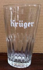 bier brouwerij glas Kruger geribd Eeklo, Verzamelen, Glas en Drinkglazen, Ophalen of Verzenden, Zo goed als nieuw