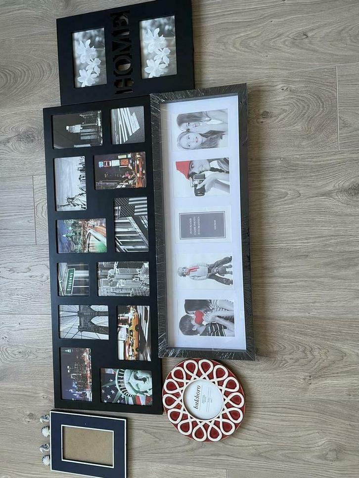Foto kaders / Fotolijsten (x5), Audio, Tv en Foto, Fotografie | Fotolijsten, Zo goed als nieuw, Ophalen