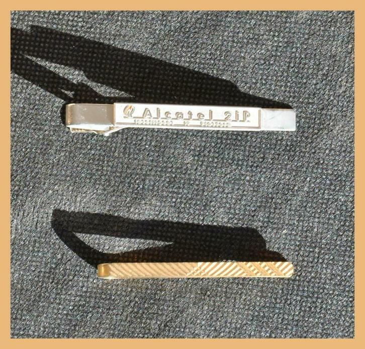 dasspeld dasspelden waarvan 2 ALCATEL (BELL), Kleding | Heren, Stropdassen, Verzenden