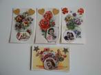 4 vieilles cartes postales d'amour., Collections, Enlèvement ou Envoi