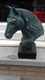 Paarden in kunststof en brons  ., Enlèvement ou Envoi, Utilisé, Cheval, Statue ou Figurine