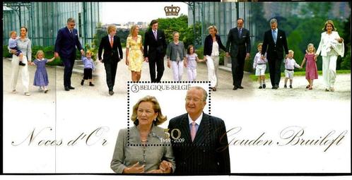 België 2009 Gouden huwelijksverjaardag OBP BL 170**, Postzegels en Munten, Postzegels | Europa | België, Postfris, Orginele gom