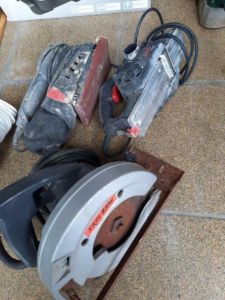 Raboteuse Skil et scie circulaire., Hobby & Loisirs créatifs, Bricolage, Comme neuf, Enlèvement ou Envoi