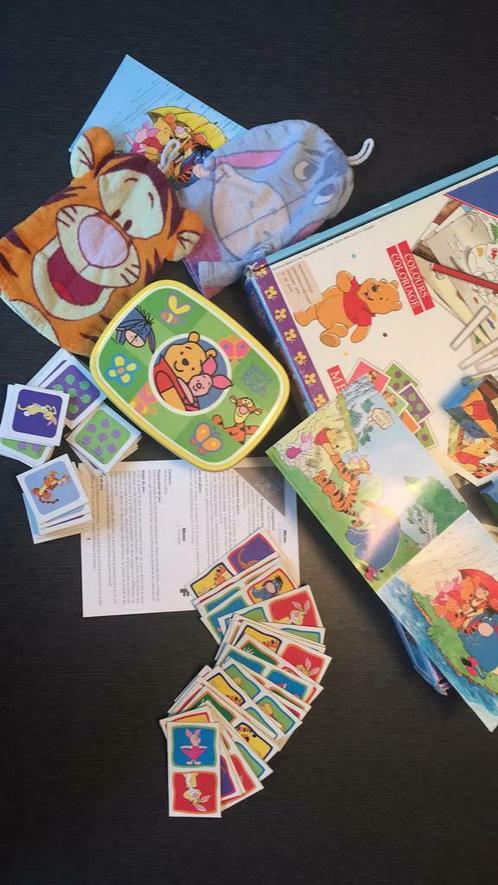 Winnie the pooh Clementoni memo, domino, brooddoos MEPAL enz, Kinderen en Baby's, Speelgoed | Educatief en Creatief, Gebruikt