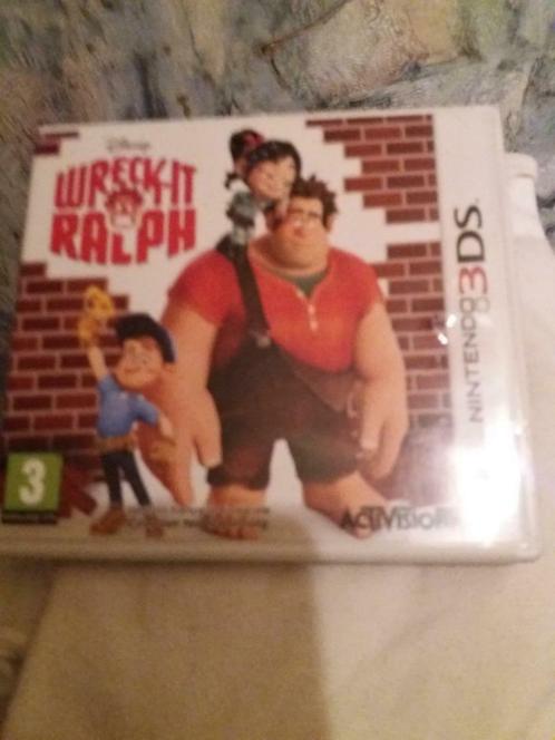 Nintendo 3ds spel Wreck-it Ralph - volledig nederlandstalig, Games en Spelcomputers, Games | Nintendo 2DS en 3DS, Zo goed als nieuw