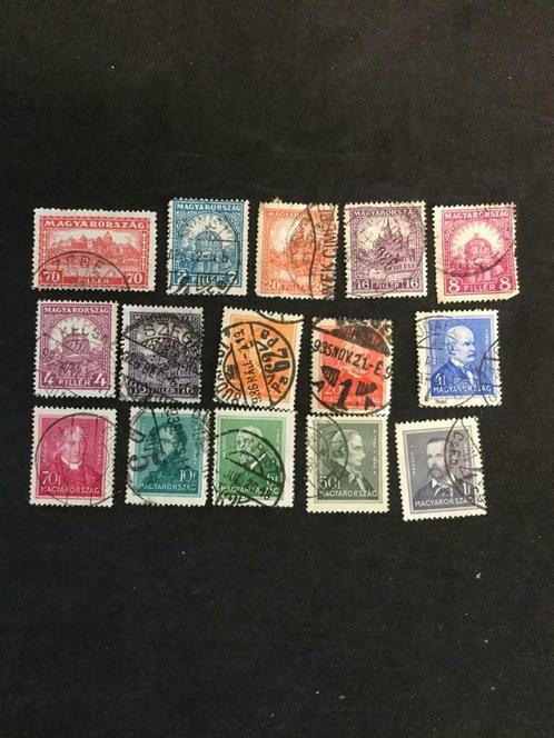 Hongrie vieux timbres-poste, Timbres & Monnaies, Timbres | Europe | Hongrie, Enlèvement ou Envoi
