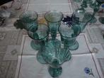 6 grote Murano glazen 1900 mondgeblazen - zeldzaam, Antiek en Kunst, Ophalen