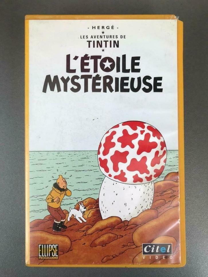 VHS Tintin : L'étoile mystérieuse *, Cd's en Dvd's, VHS | Kinderen en Jeugd, Gebruikt, Tekenfilms en Animatie, Tekenfilm, Alle leeftijden