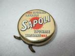 Sapoli speciale was oude blikken doos tin box, Verzamelen, Gebruikt, Verzenden