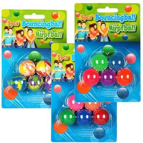 Stuiterballen 25 mm 5 stuks, Kinderen en Baby's, Speelgoed | Overig, Nieuw, Jongen of Meisje, Ophalen of Verzenden
