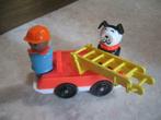 Fisher Price brandweer autootje / ladderwagen, Kinderen en Baby's, Speelgoed | Fisher-Price, Gebruikt, Ophalen of Verzenden, Auto of Voertuig
