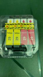 Inktcardridge epson 29 yellow en magenta, Cartridge, Epson, Enlèvement ou Envoi, Neuf
